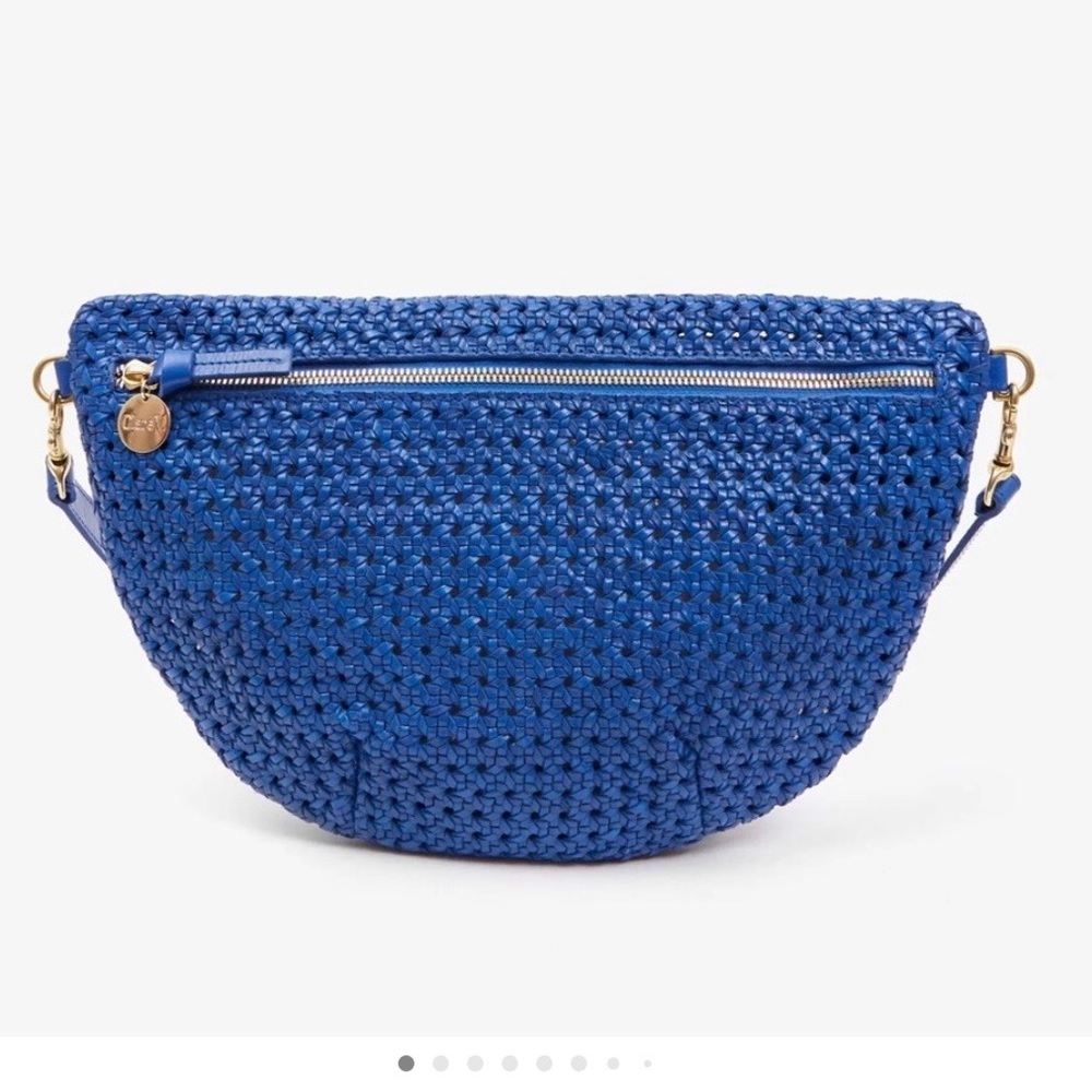 Clare V. Cobalt Blue Grande Fanny NWT